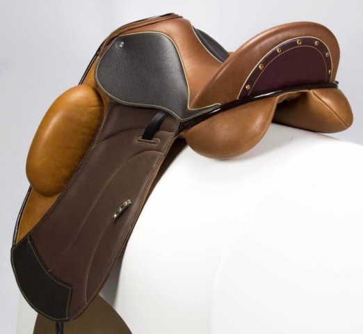 Icon multi brn gold crystals - Custom Saddlery, Dressage Saddles | Drakesaddlesavvy.com