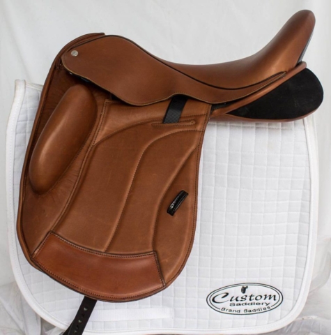 Solo caramel black vienna - Custom Saddlery, Dressage Saddles | Drakesaddlesavvy.com